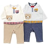 Piccolo(ピッコロ) カバーオール (70～80cm) キムラタンの子供服 (34355-163) グレー 70