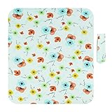 oenbopo ベビー毛布 おくるみ 100％棉 通気 吸汗 新生児 写真撮影 小道具 ２点セット 男女出産祝い ベビー ブランケット (04)