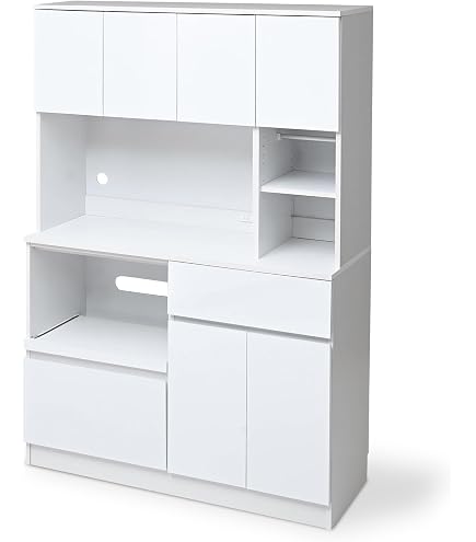 Amazon｜土井インテリヤ 食器棚 オープンボード セイル 約幅140×奥行45