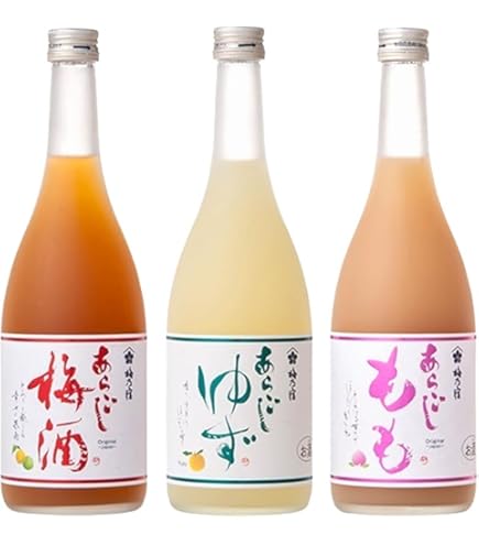Amazon.co.jp: 梅乃宿酒造 梅酒 ギフト箱入り 「あらごし梅酒&ゆず酒