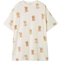 新品未使用 未開封 トイプードル ワンポイントTシャツ 総柄 ショートパンツ F Amazon | [ジェラート ピケ] トイプードルワンポイントTシャツ