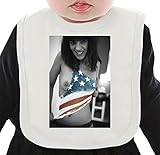 Sexy Hot Girl American Flag ネクタイを有する有機ビブ Medium