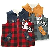 【アウトレット】 Bobson ベスト(80～130cm) キムラタンの子供服 ブラック 80 ( 77182x77682-144 )