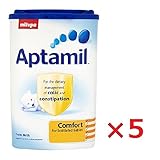 Aptamil Comfort（便秘対策用）乳児用粉ミルク 900g x5個セット【新生児から】