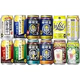 こだわりレモンサワー 350ml×12本 飲み比べセット 夢の競宴 　ギフト プレゼント お祝い