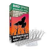 Aspectek Stainless Steel Bird Spikes Kit, 10 Feet with Transparent Silicone Glue [並行輸入品]
