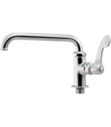 在庫処分 SANEI 自在水栓 A57JH-13 新品 10個 泡沫立形上向自在水栓（固定コマ仕様）［共用形］ | 商品のご