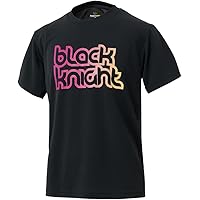 black knight バドミントンシャツ XL ブラックナイト / Black knight】ドライロングTシャツ ブラック