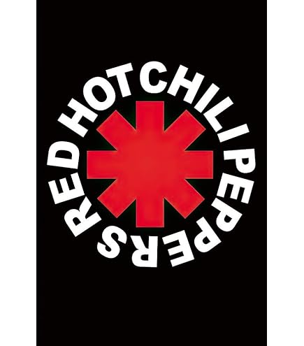 Amazon.co.jp: Red Hot Chilli Peppers (Logo) Music Poster Print