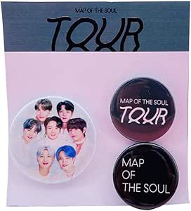 Amazon Co Jp Glorwefy Kpop 人気韓流グッズ 防弾少年団 バッジ 缶バッチ ブローチ Map Of The Soul Tour 携帯 メンバー オシャレ イラストセット 写真 Hd 携帯便利 高校生 中学生 応援グッズ 3点セット おもちゃ