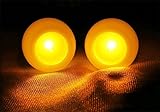 Levin LED FlamelessフラッシュCandle 2つのセット