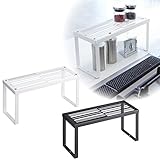 キッチンラック キッチン収納 調味料ラック スパイスラック キッチンラック モデス(ホワイト)