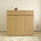 受注生産品 通常納期4週間ほどです FAX台 AA1 幅90cm 奥行43 高さ88cm ファックス台 タモ突板 ナチュラル リビング収納 北欧モダンデザイン ナチュラルモダン 木製 日本製