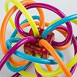 Baby TeetherおしゃぶりおもちゃBPAフリーカラフルベビーボールRattle