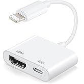 iPhone hdmi変換ケーブル 【2025業界先端・10年保証・給電不要】iPhone テレビに映すipad hdmi iphone hdmi iphone hdmiアダプター 自動接続・設定不要・ APP不要・1080PのHD画質・遅延なし・T