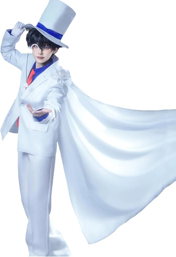 Amazon.co.jp: [BASETAKE] 名探偵コナン コスプレ 子供 怪盗キッド