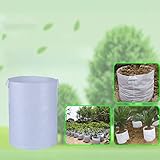 TOPmountain 植物の根ポーチ 生地ラウンドポット コンテナ 緑化苗をハンギング 成長植えます エアレーションコンテナバッグ