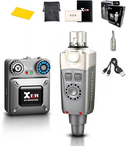 Xvive U4R4 ワイヤレスインイヤーモニター Amazon.co.jp: Xvive U4R4 