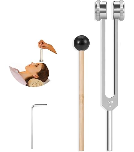 Amazon | 音叉セット 128 Hz 音叉 医療用加重バイオソニック音叉 128