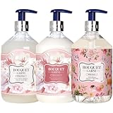 シャンプー トリートメント ボディシャワー セット ホワイトムスクの香り 500ml 韓国 美容 ヘアケア 植物由来成分 うるおいキープ パフューム