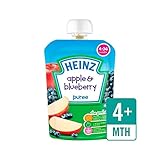 なめらかなリンゴ＆ブルーベリー4-36 Mths 100グラム (Heinz) (x 2) - Heinz Smooth Apple & Blueberry 4-36 Mths 100g (Pack 