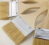 6パック – 3 "使い捨てチップブラシ – ペイント、ユーティリティ、適用ワニス、しみ、接着