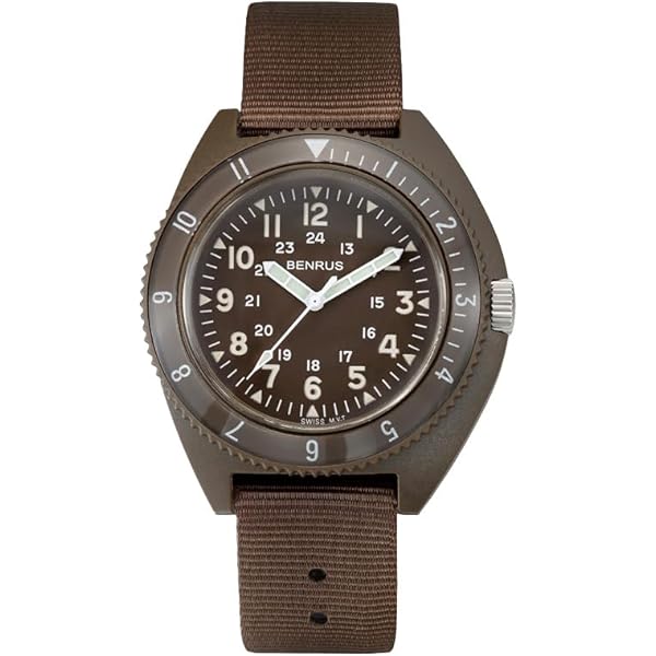 Amazon.co.jp: [ベンラス]BENRUS 腕時計 メンズ TYPE-II BLACK