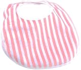 Infantissima Toddler Bib, Minky Pink Stripe by Infantissima