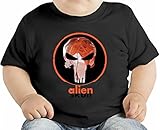 Punisher Alien Skull オーガニックベビーTシャツ 12 - 18 Months