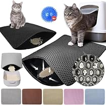 猫 トイレマット 飛び散り 滑り止めシール ライトグレー ペット 2個セット 猫 トイレマット 飛び散り 滑り止めシール ライトグレー ペット