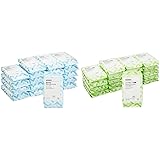 【セット買い】[Amazonブランド] SOLIMO 純水99% ウェットティッシュ メッシュタイプ 60枚入×20個 (1200枚) 日本製 パラベンフリー & [Amazonブランド]SOLIMO ノンアルコール 除菌 ウェットティッシュ やわら