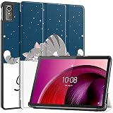 For Lenovo Tab M10a 5G / Tab7 / M10 5G ケース [Gosento] 10.6インチ カバー軽量 薄型 三つ折スタンドケース Lenovo Tab 7 カバー [LM]