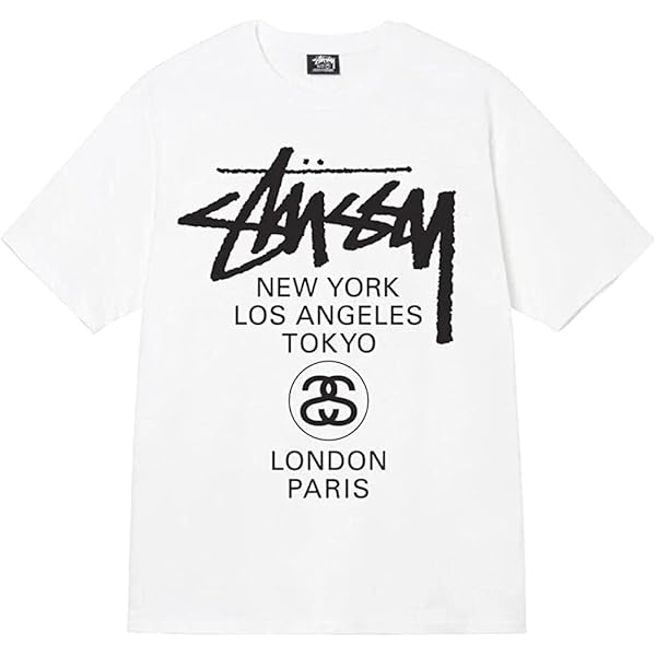 Stussy グラフィック Tシャツ Lサイズ Tシャツ ステューシー stussy グラフィックTシャツ Msize - メルカリ