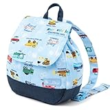 ベビーリュック 赤ちゃん 日本製 アクセル全開はたらく車(ライトブルー) B1602500