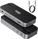USB C ドッキングステーション type c Dock 【16 in 1】 3画面モード トリプルディスプレイ対応 87W出力 デュアル 4K HDMI出力ポート (16in1)…