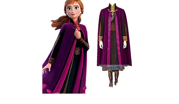 Amazon Hikari Cosplay 大人用 最新作 アナと雪の女王 アナ コスチューム コスプレ 衣装 仮装 ハロウィン Halloween ディズニーランド ディズニーハロウィン ディズニーオンアイス 女装 ディズニーシー L コスプレ 仮装 通販