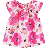 OSHKOSH(オシュコシュ) フローラルポプリンペザントトップ プリント トップス半袖Tシャツ 24ヶ月【並行輸入】