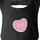 365 Printing Meh Heart Black Baby Bib Infant Bibs Gifts Ideas For Baby Shower