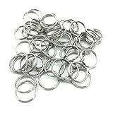クラフトパーツ屋 二重リング 内径 50個 (内径12ｍｍ シルバー)