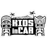 Sticker Shop Haru BABY IN CAR ティキ＆ダイヤモンドヘッド 黒