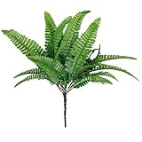 プラスチック人工芝，SODIAL(R) 1 x プラスチック人工芝緑色人工芝葉植物　家　結婚式の装飾のため