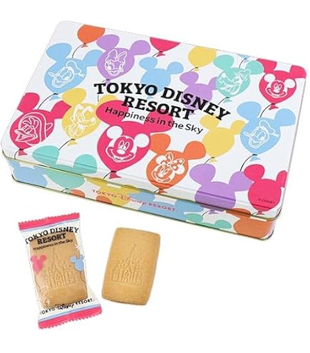 Amazon.co.jp: ミッキーマウス ミニーマウス 缶入りクッキー お菓子