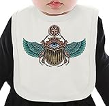 Scarab ネクタイを有する有機ビブ Medium