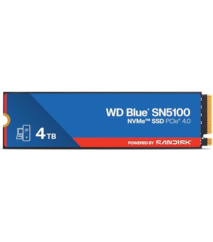 Amazon | WDS400T4B0E [WD Blue SN5000 NVMe SSD（4TB M.2(2280) PCIe
