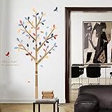 不二玩家 木 葉 ウォールステッカーDIY 植物 グリーン おしゃれ アート 北欧 インテリア ポスター ステッカー モダンアート 飾り ウ