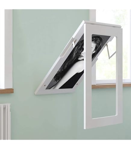 Amazon.co.jp: 多機能壁掛け折りたたみデスクコンバーチブル収納ラック