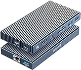 ORICO USB C ドッキングステーション USB3.1 10Gbps高速データ転送 内蔵 NVMe SSD スロット 9-in-1 Type-C ハブ 100W PD充電 HDMI 4K対応 SD＆TFカードスロット RJ45 イーサネットポート 3.5mm オーディオジャック アルミニウム合金製 グレー CDH-9N