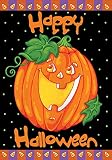 Toland Home Garden Happy Halloween 12.5 x 18-Inch Decorative USA-Produced Garden Flag [並行輸入品]