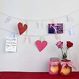 battery powered multicolor 5m 40leds photo picture peg clip