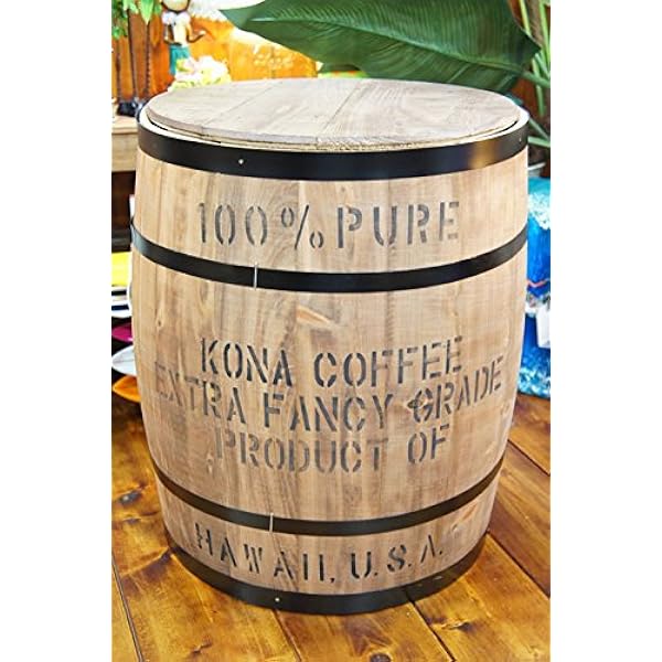 Amazon.co.jp: 樽 タル 木樽 コーヒー樽 インテリア プランター 収納